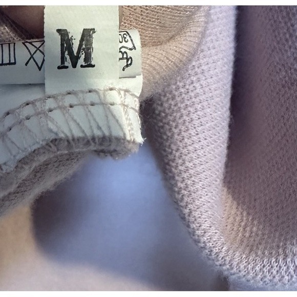 Oversized Top Womens Pink knit relaxed oversize shirt casual comfort sz Medium - Picture 4 of 5